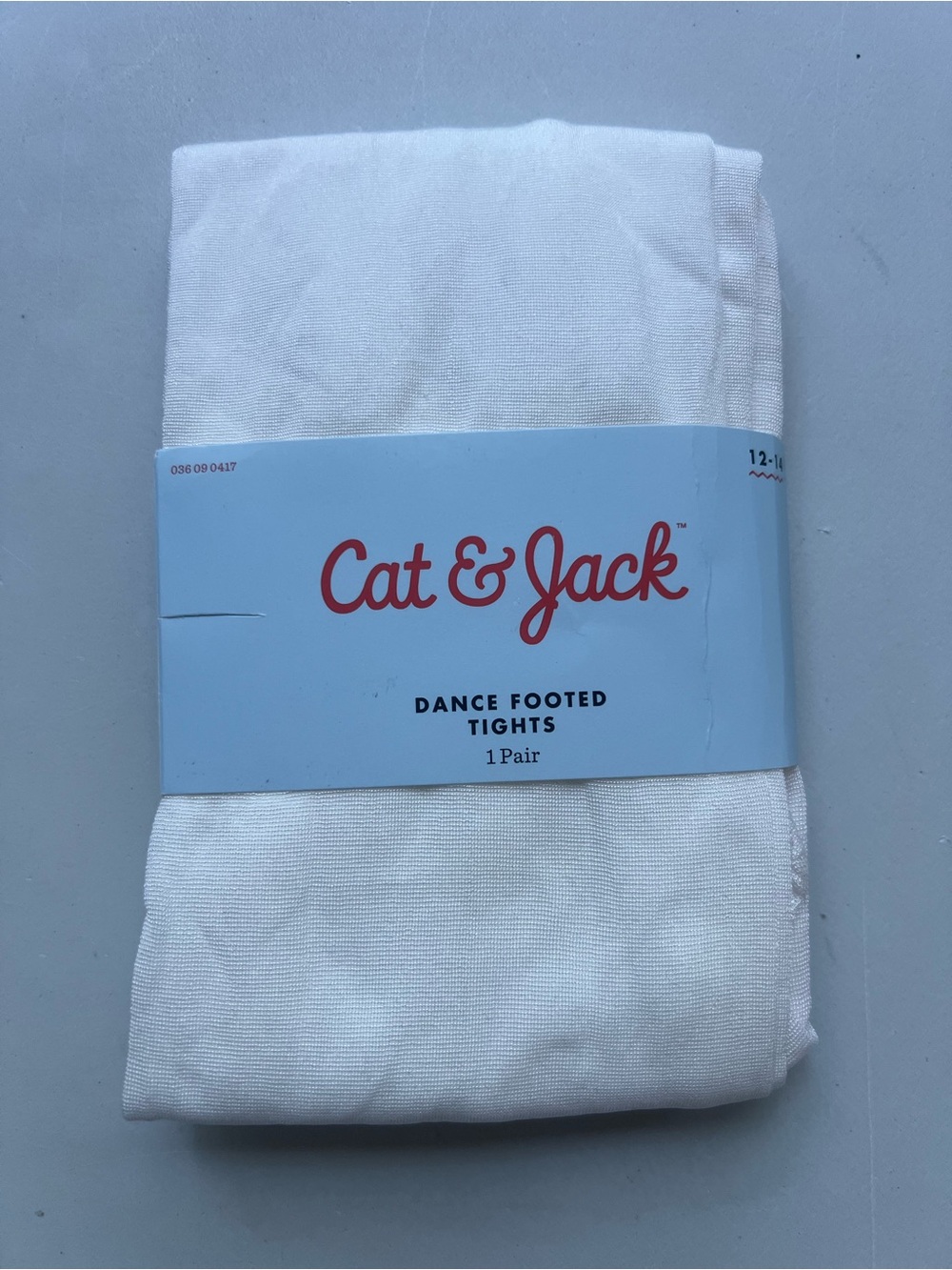 Cat & Jack White Dance Footed Tights